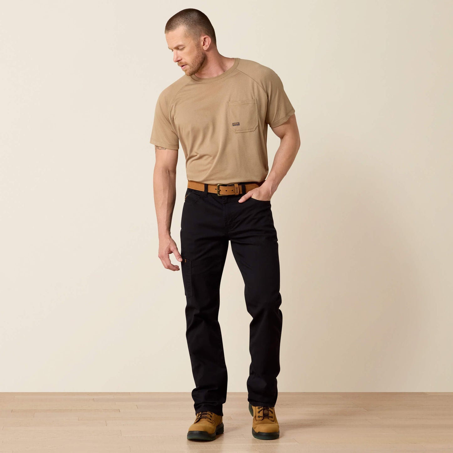 Rebar M4 Low Rise DuraStretch Made Tough Stackable Straight Leg Pant Men | Ariat sale