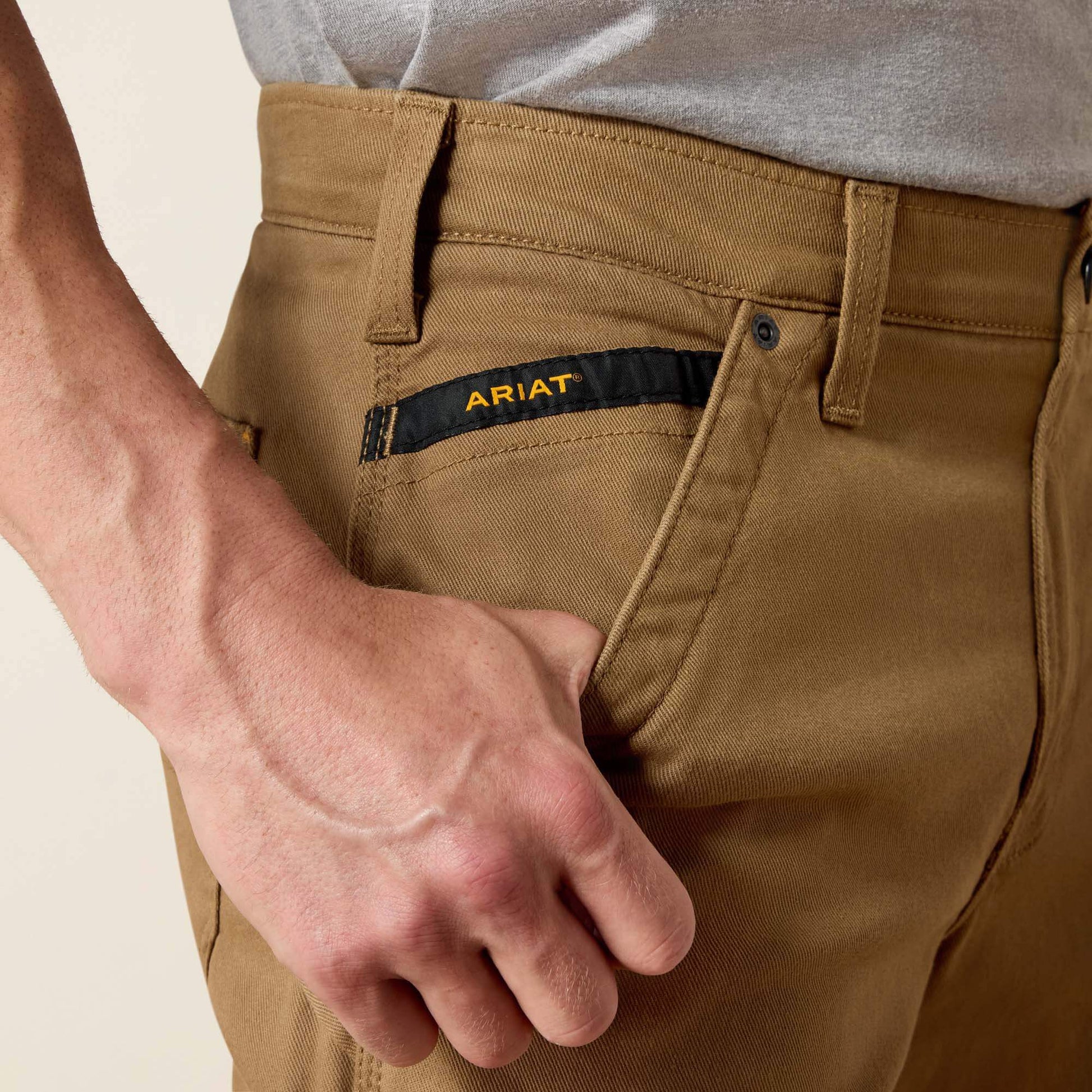 Rebar M4 Relaxed DuraStretch Washed Twill Dungaree Boot Cut Pant Men | Ariat on sale