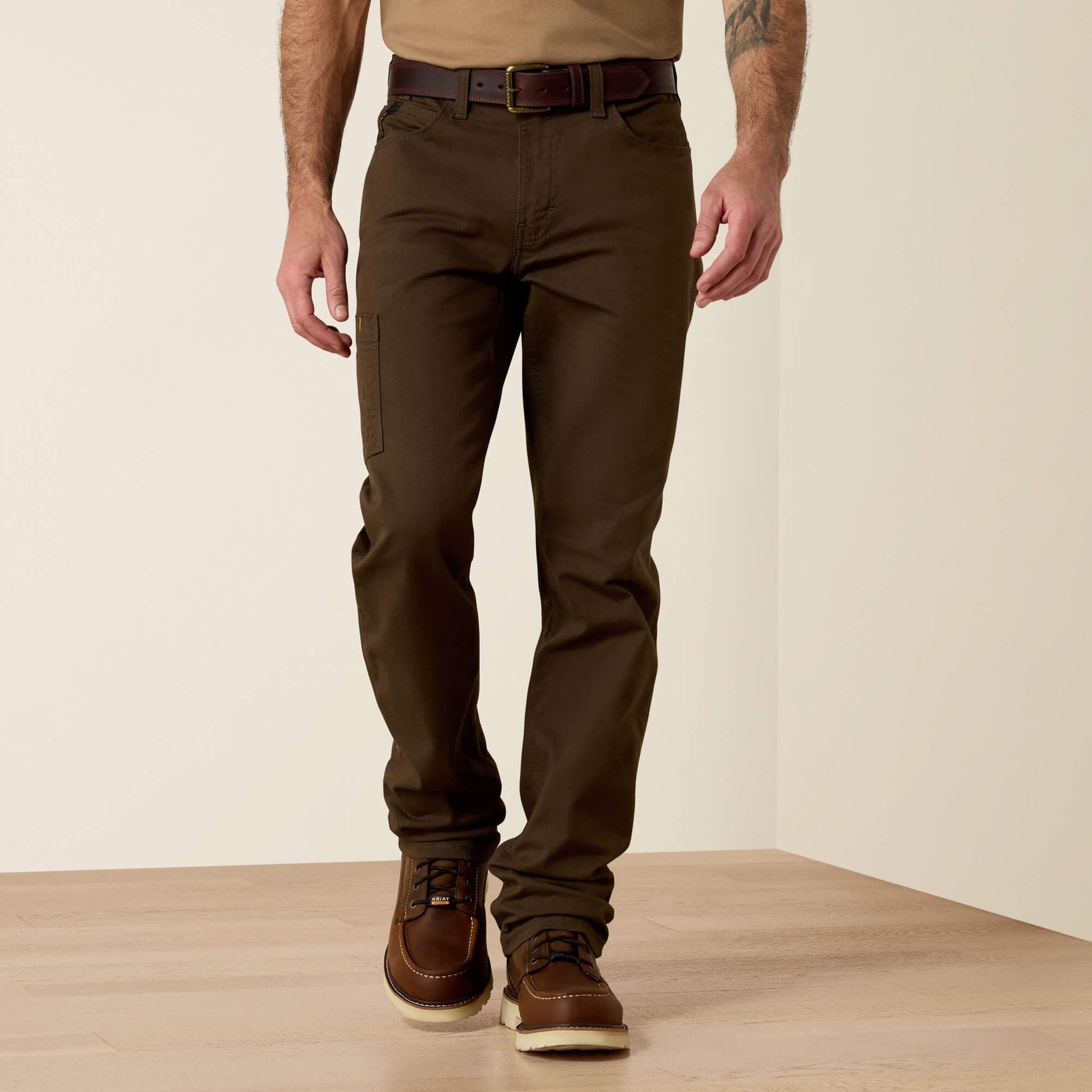 Rebar M4 Low Rise DuraStretch Made Tough Stackable Straight Leg Pant Men | Ariat online