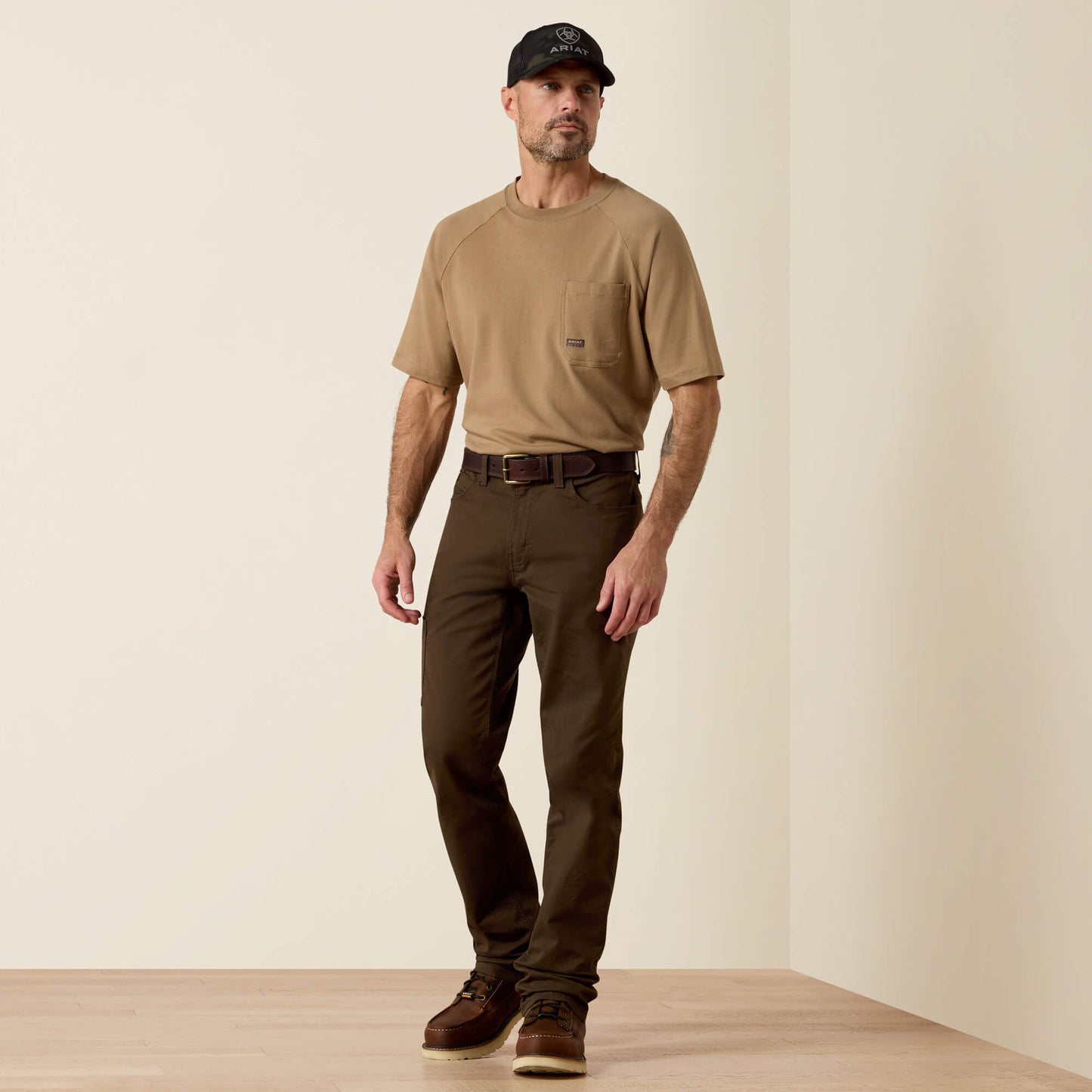 Rebar M4 Low Rise DuraStretch Made Tough Stackable Straight Leg Pant Men | Ariat online