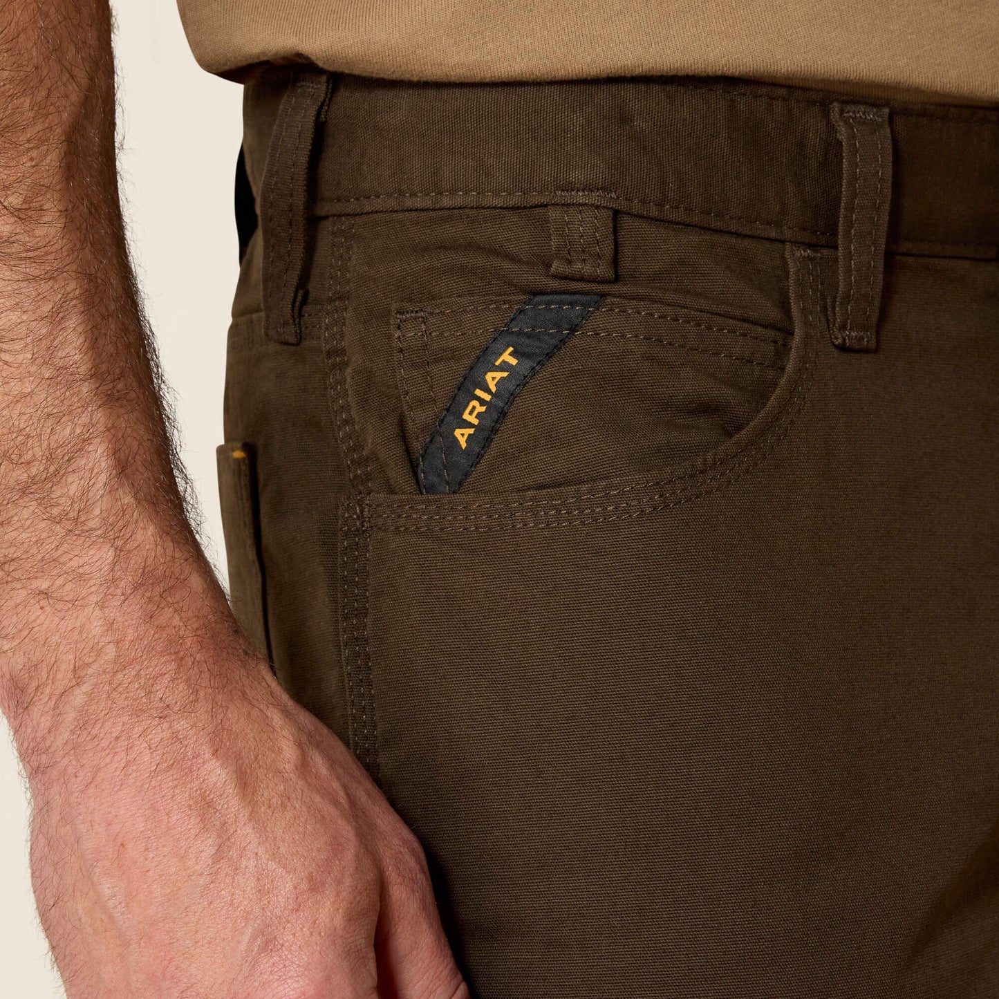 Rebar M4 Low Rise DuraStretch Made Tough Stackable Straight Leg Pant Men | Ariat online