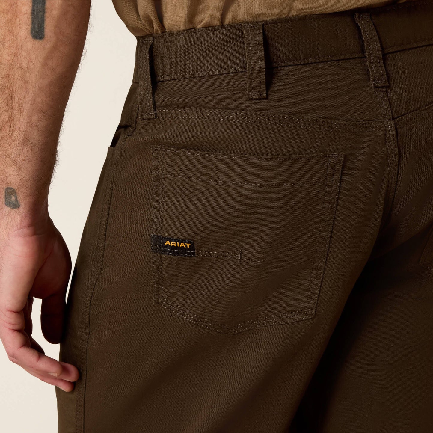 Rebar M4 Low Rise DuraStretch Made Tough Stackable Straight Leg Pant Men | Ariat online