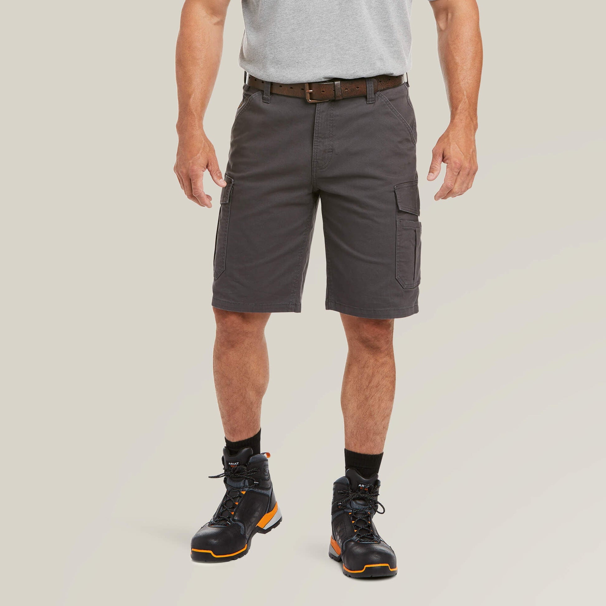 Rebar DuraStretch Made Tough Cargo 11" Short Men | Ariat discount