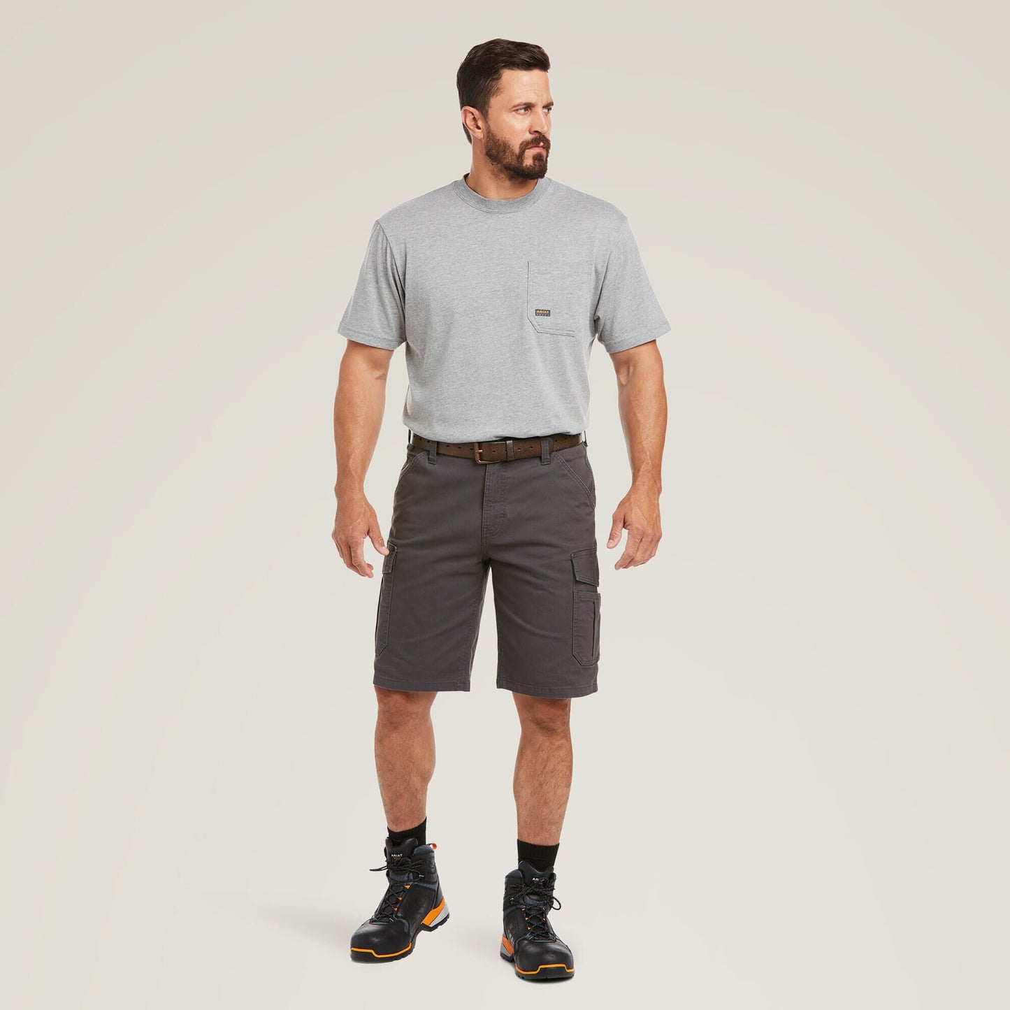 Rebar DuraStretch Made Tough Cargo 11" Short Men | Ariat discount