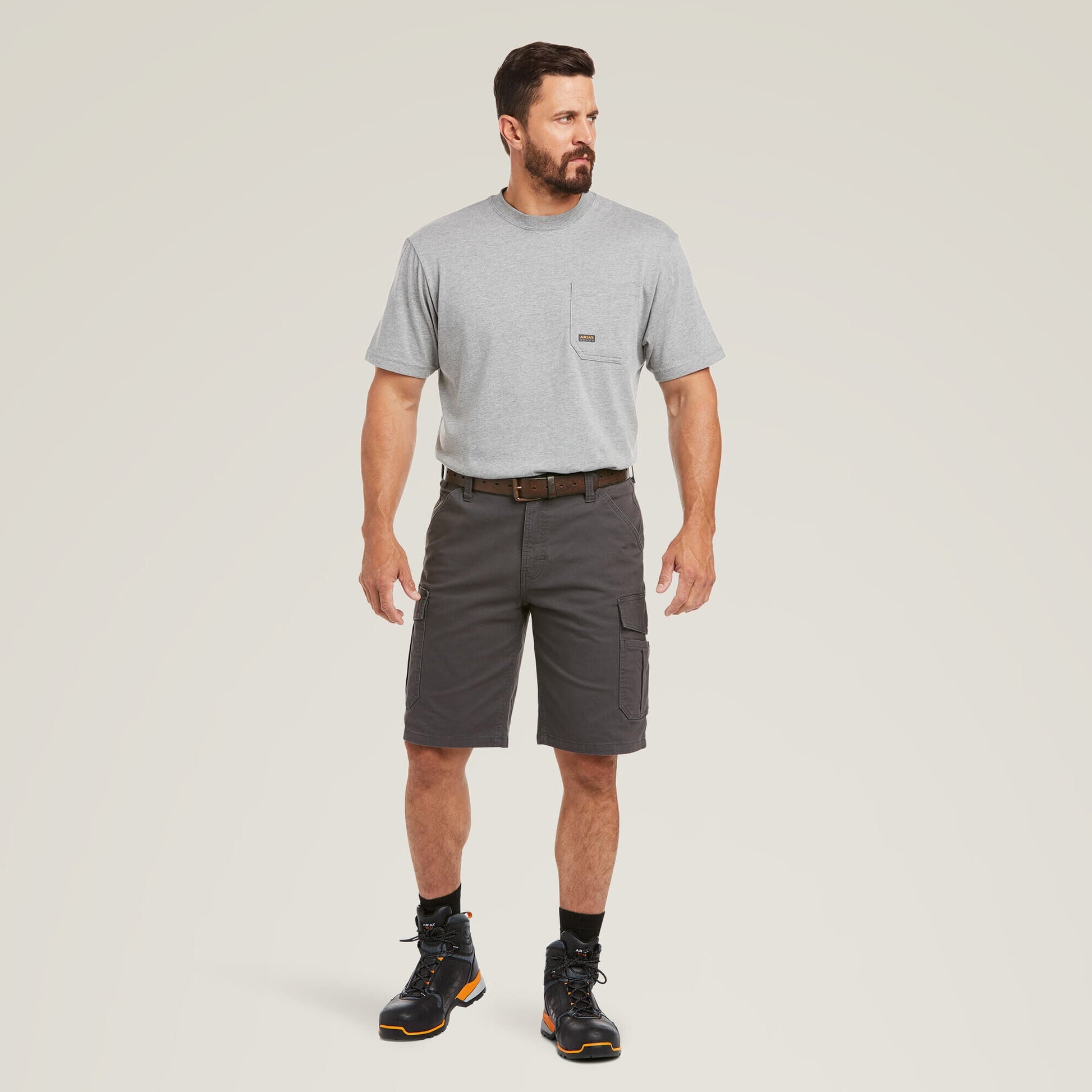 Rebar DuraStretch Made Tough Cargo 11" Short Men | Ariat discount