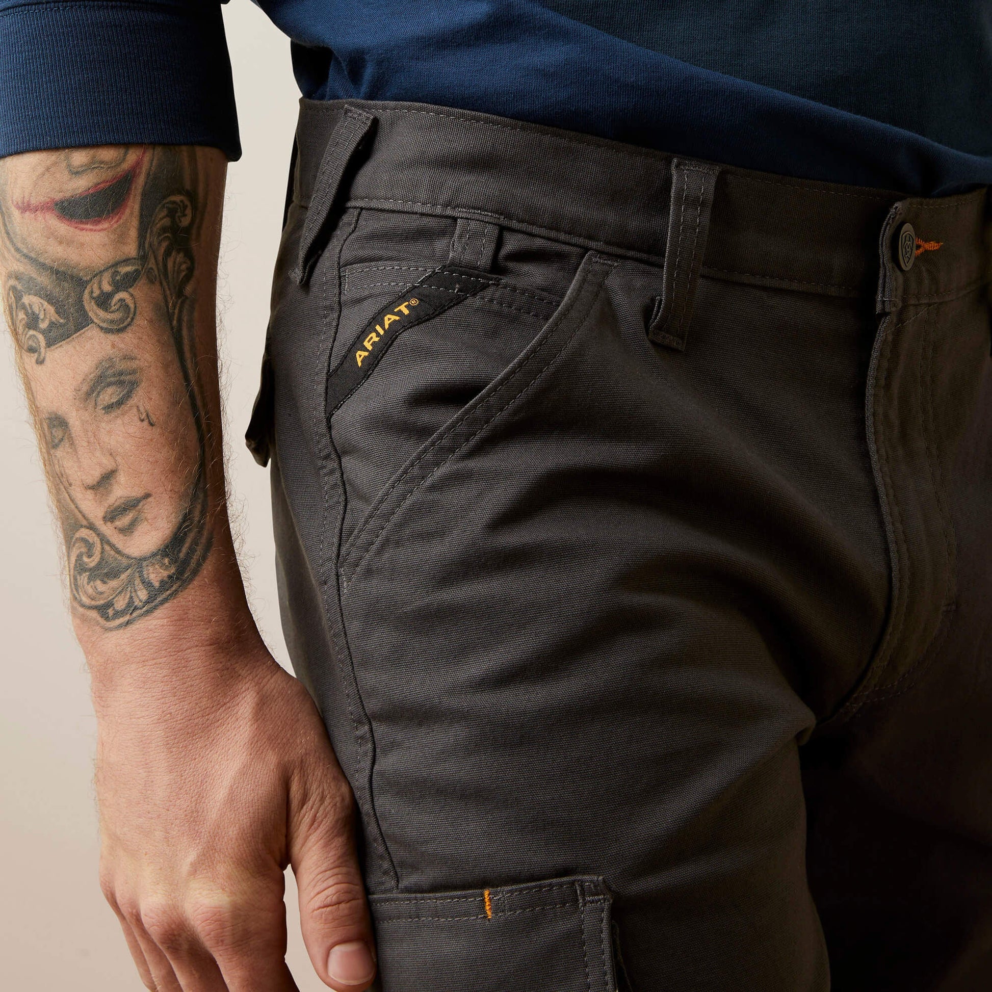 Rebar M4 Relaxed Made Tough Cargo Straight Pant Men | Ariat on sale