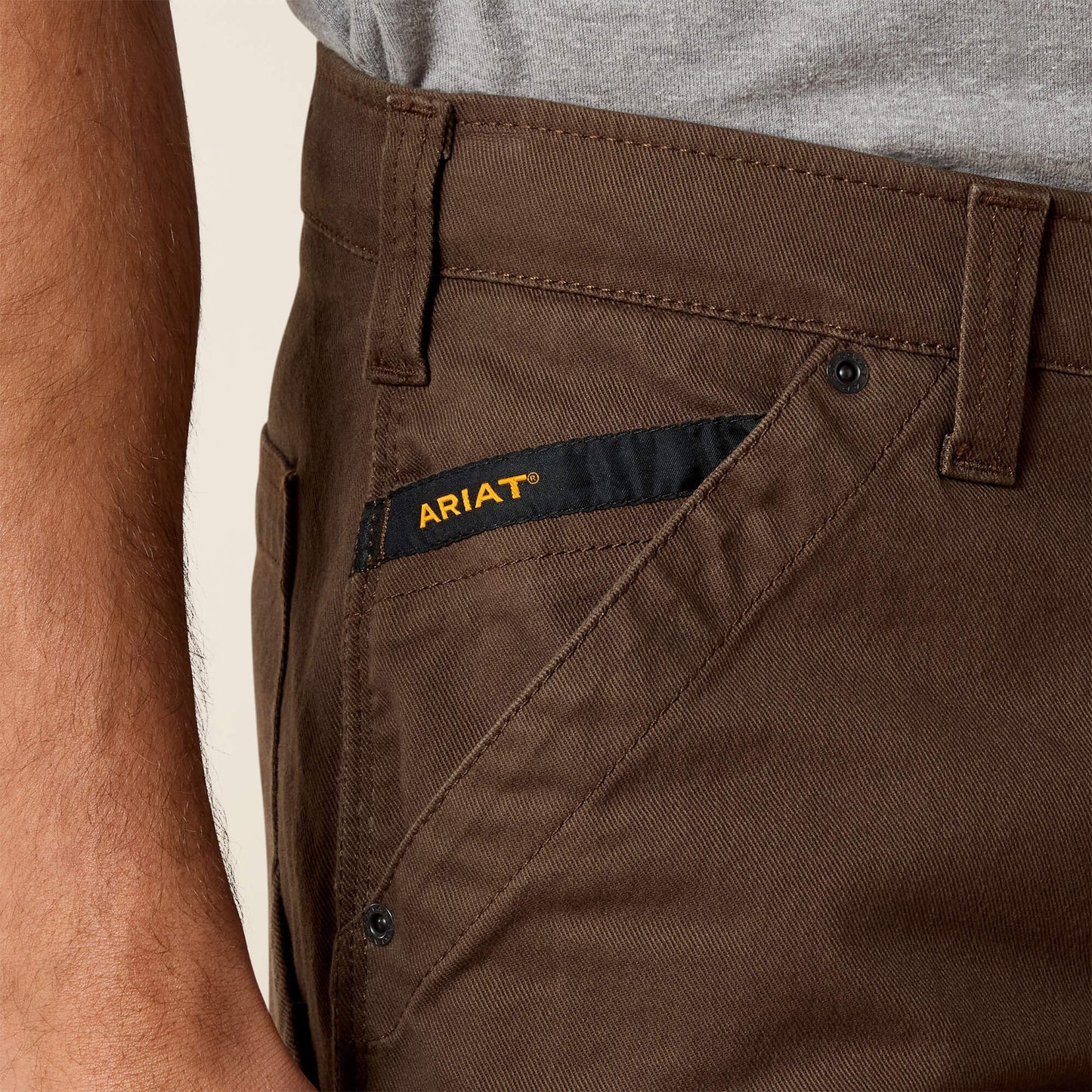 Rebar M5 Straight DuraStretch Washed Twill Dungaree Straight Leg Pant Men | Ariat online