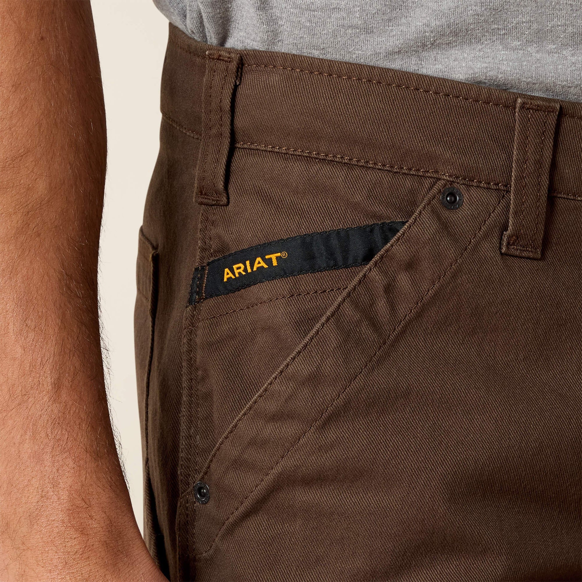 Rebar M5 Straight DuraStretch Washed Twill Dungaree Straight Leg Pant Men | Ariat online