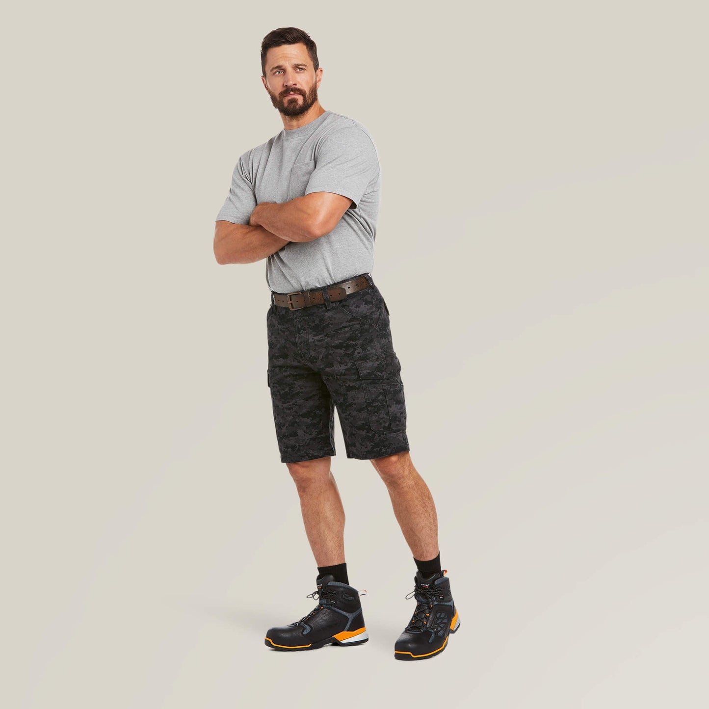 Rebar DuraStretch Made Tough Cargo 11" Short Men | Ariat sale