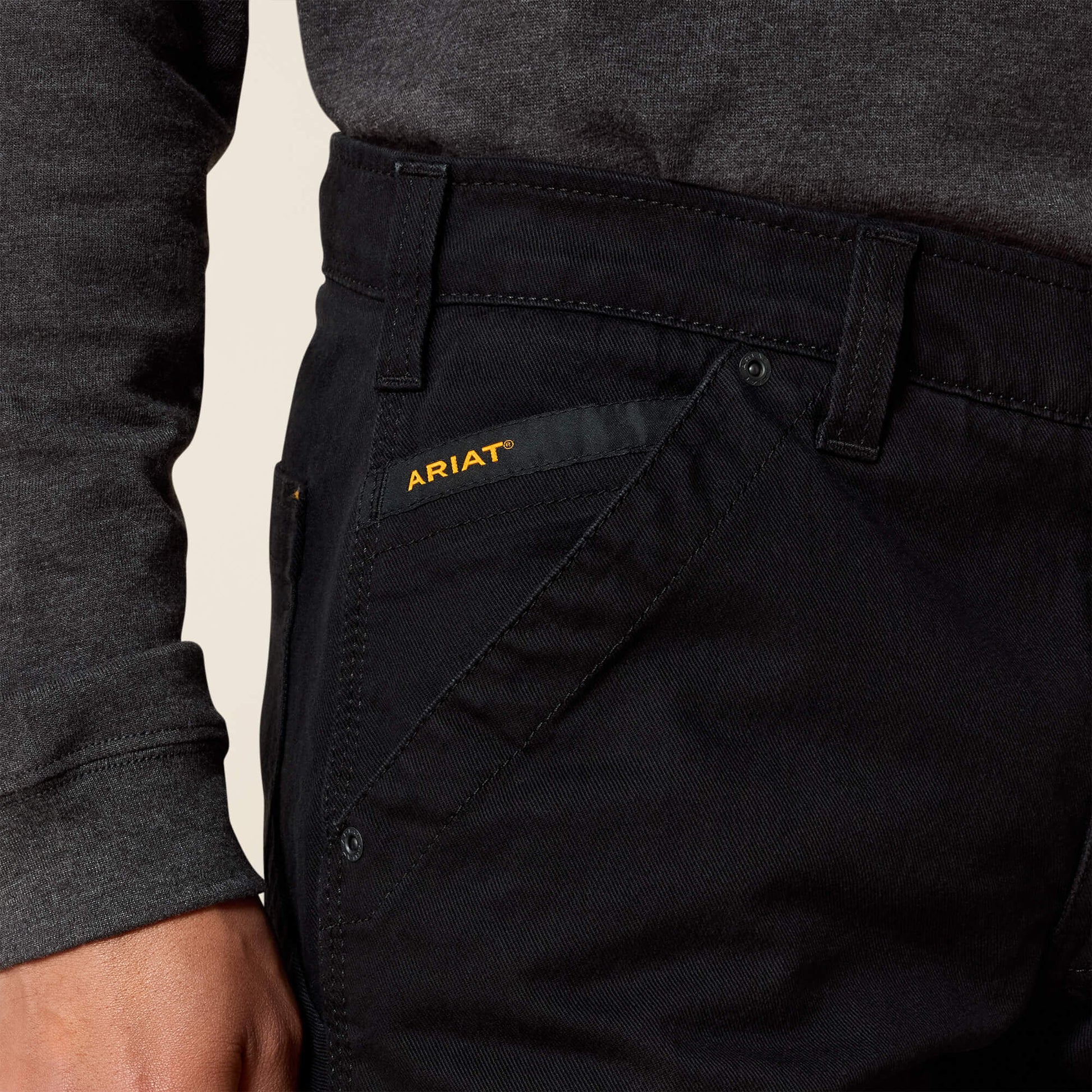 Rebar M5 Straight DuraStretch Washed Twill Dungaree Straight Leg Pant Men | Ariat online shop