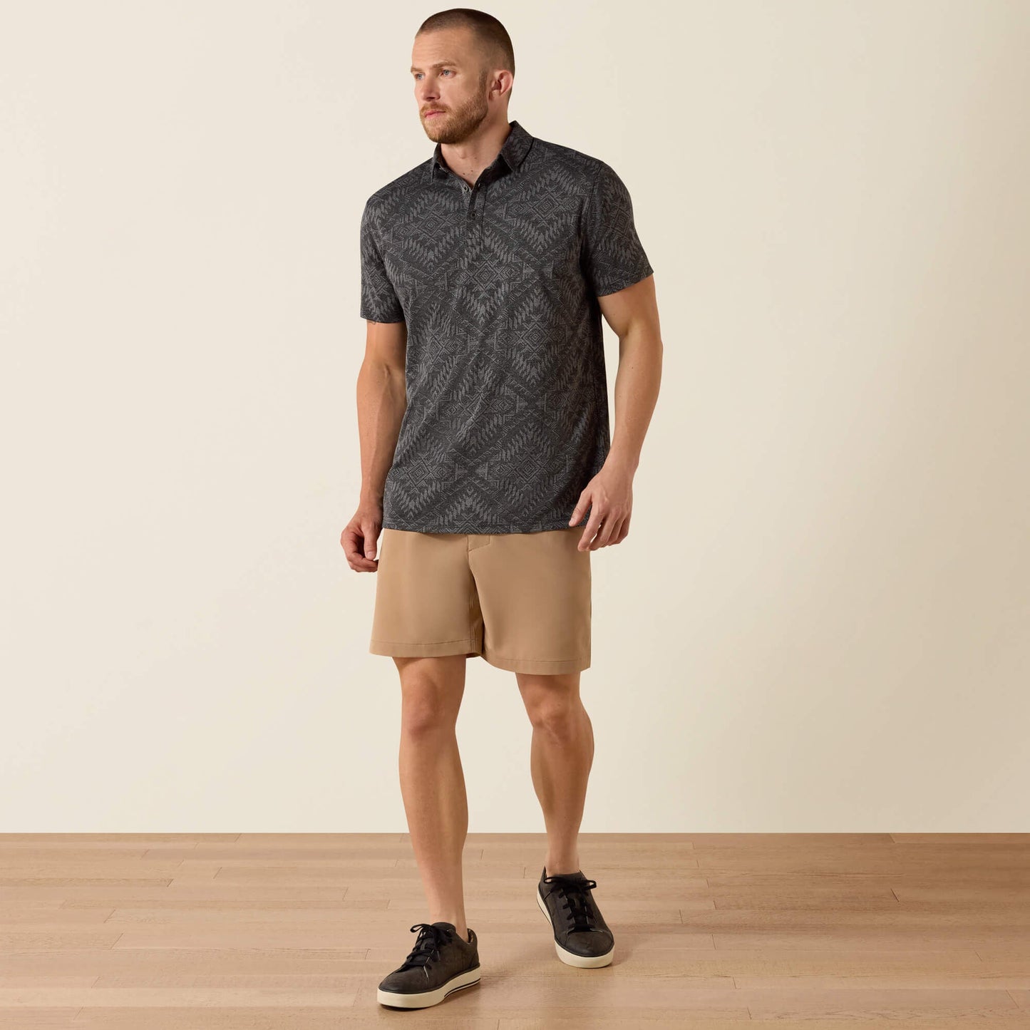 Jacquard Printed Fitted Polo Men | Ariat for sale
