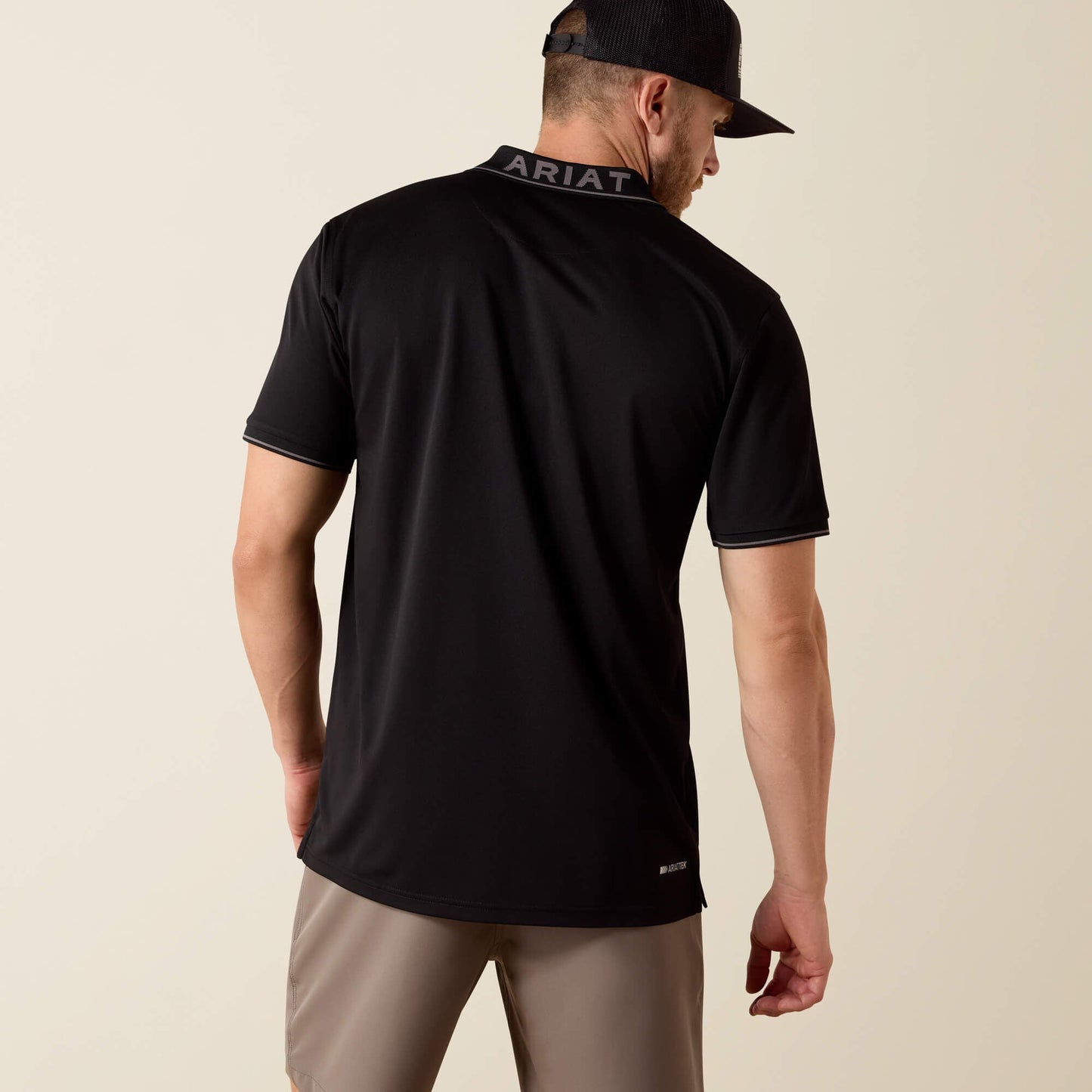 Logo Fitted Polo Men | Ariat online