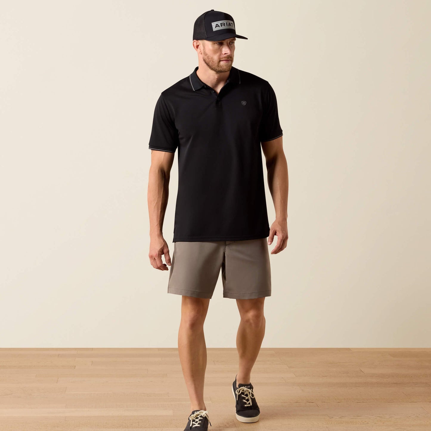 Logo Fitted Polo Men | Ariat online