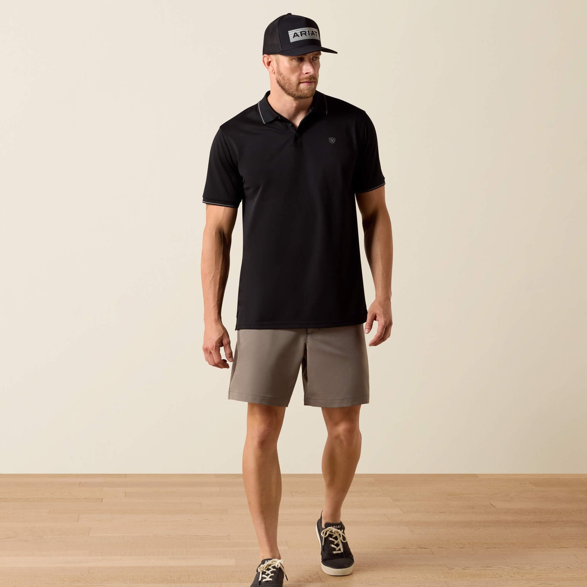 Logo Fitted Polo Men | Ariat online