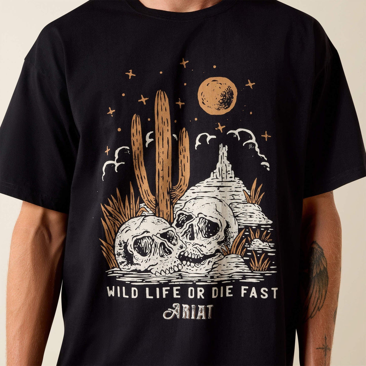 Wild Life Boxy T-Shirt Men | Ariat outlet