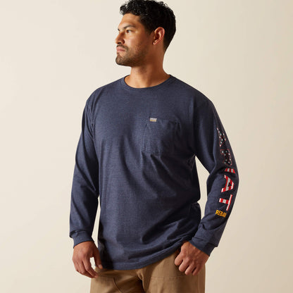 Rebar Cotton Strong Standard Logo Pocket T-Shirt Men | Ariat on sale