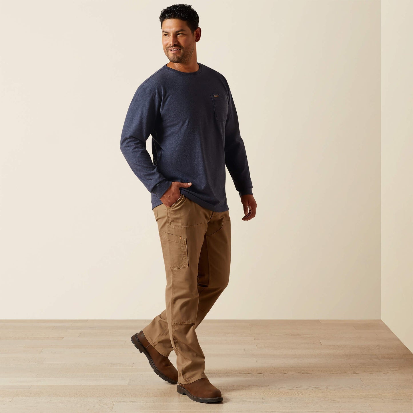 Rebar Cotton Strong Standard Logo Pocket T-Shirt Men | Ariat on sale