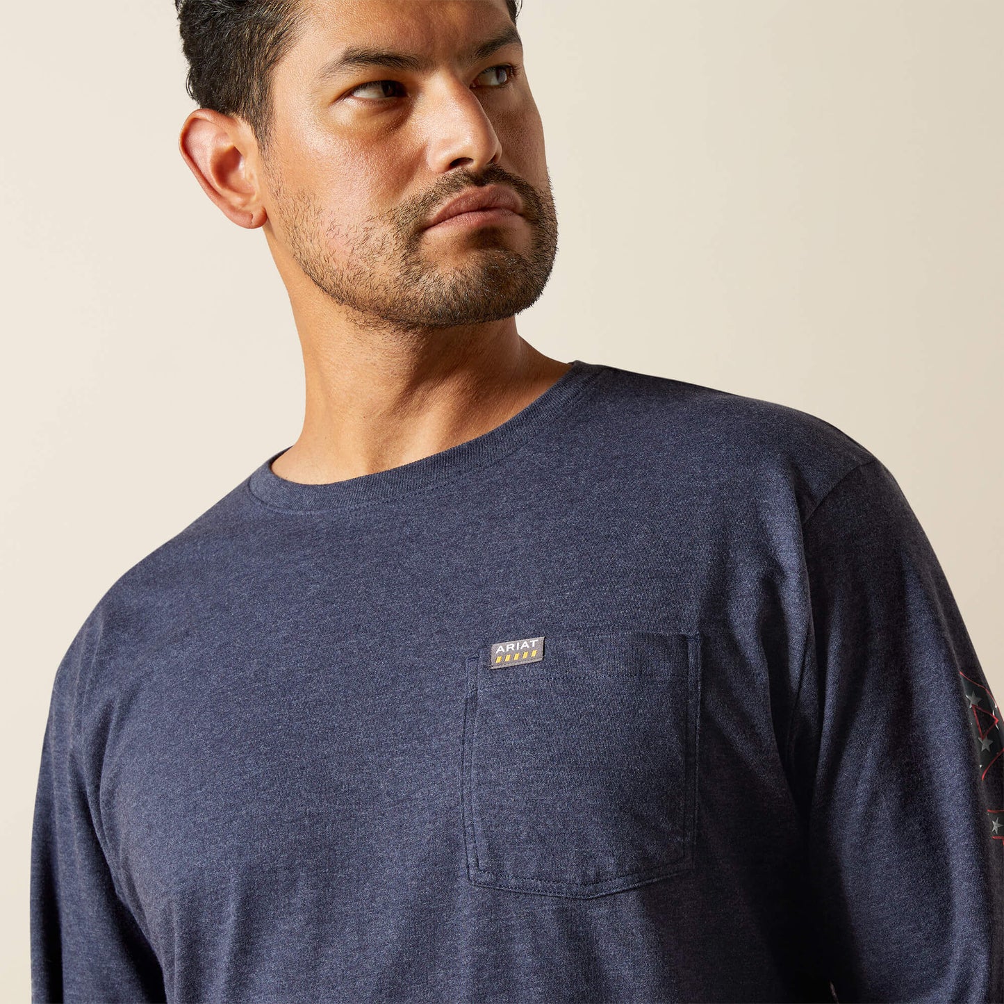 Rebar Cotton Strong Standard Logo Pocket T-Shirt Men | Ariat on sale