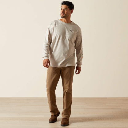 Rebar Cotton Strong Standard Logo Pocket T-Shirt Men | Ariat on sale