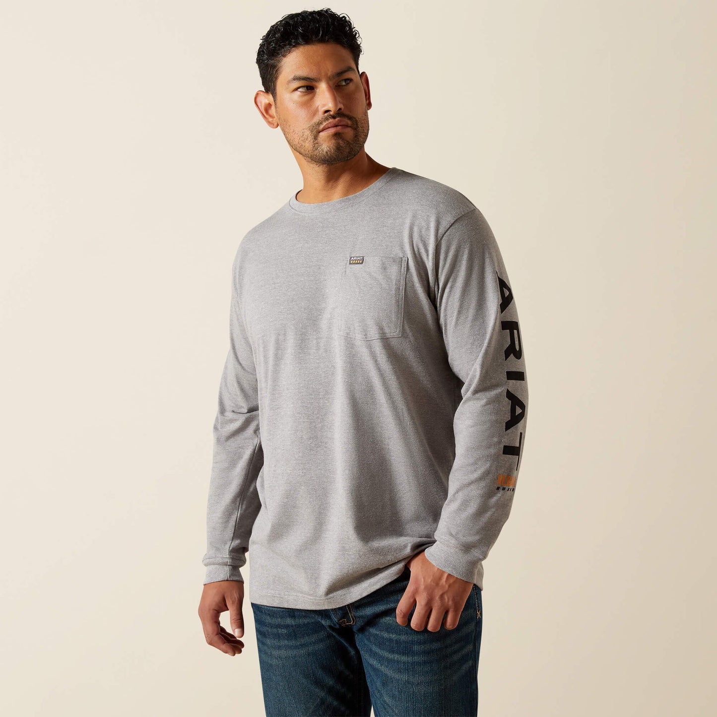 Rebar Cotton Strong Standard Logo Pocket T-Shirt Men | Ariat for sale