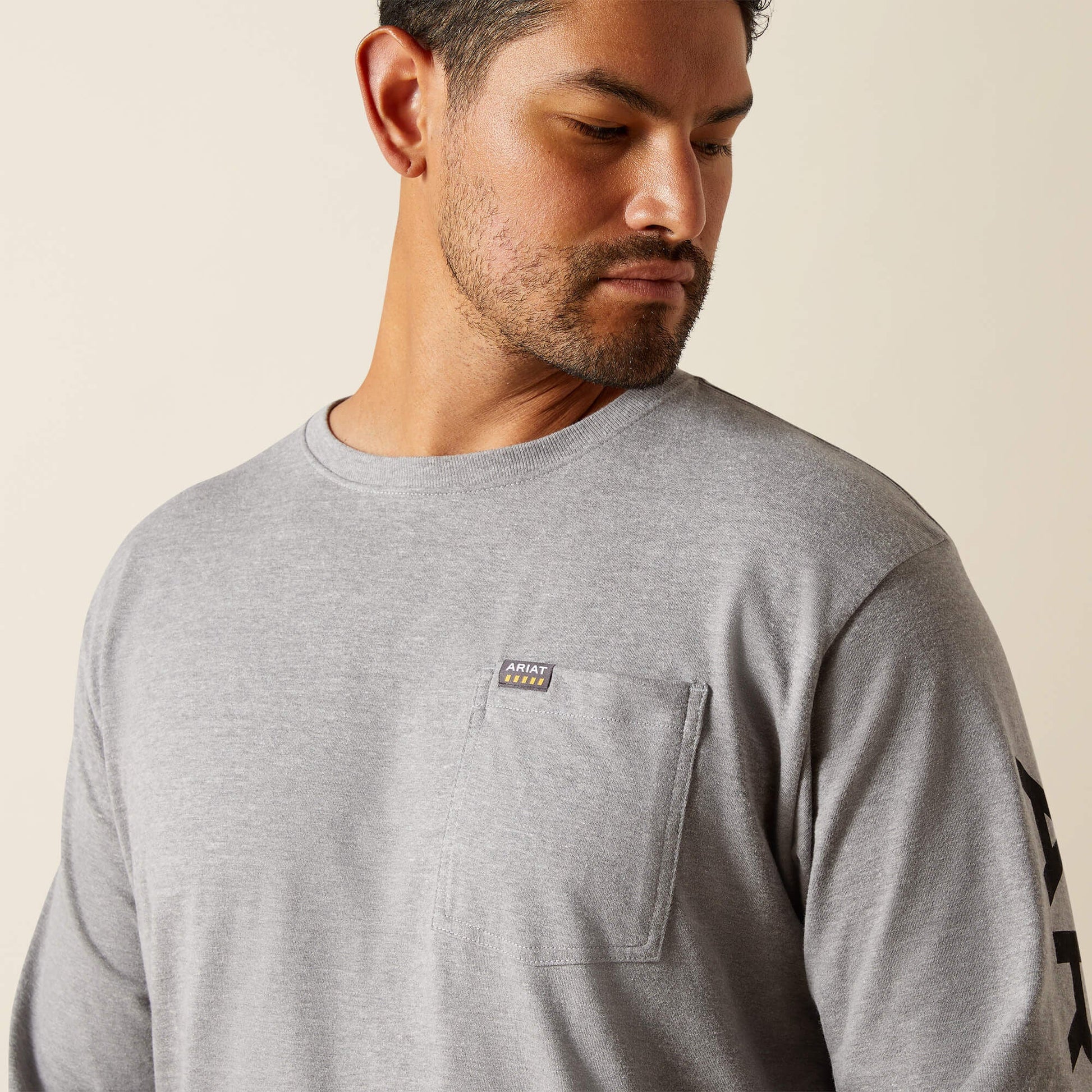 Rebar Cotton Strong Standard Logo Pocket T-Shirt Men | Ariat for sale