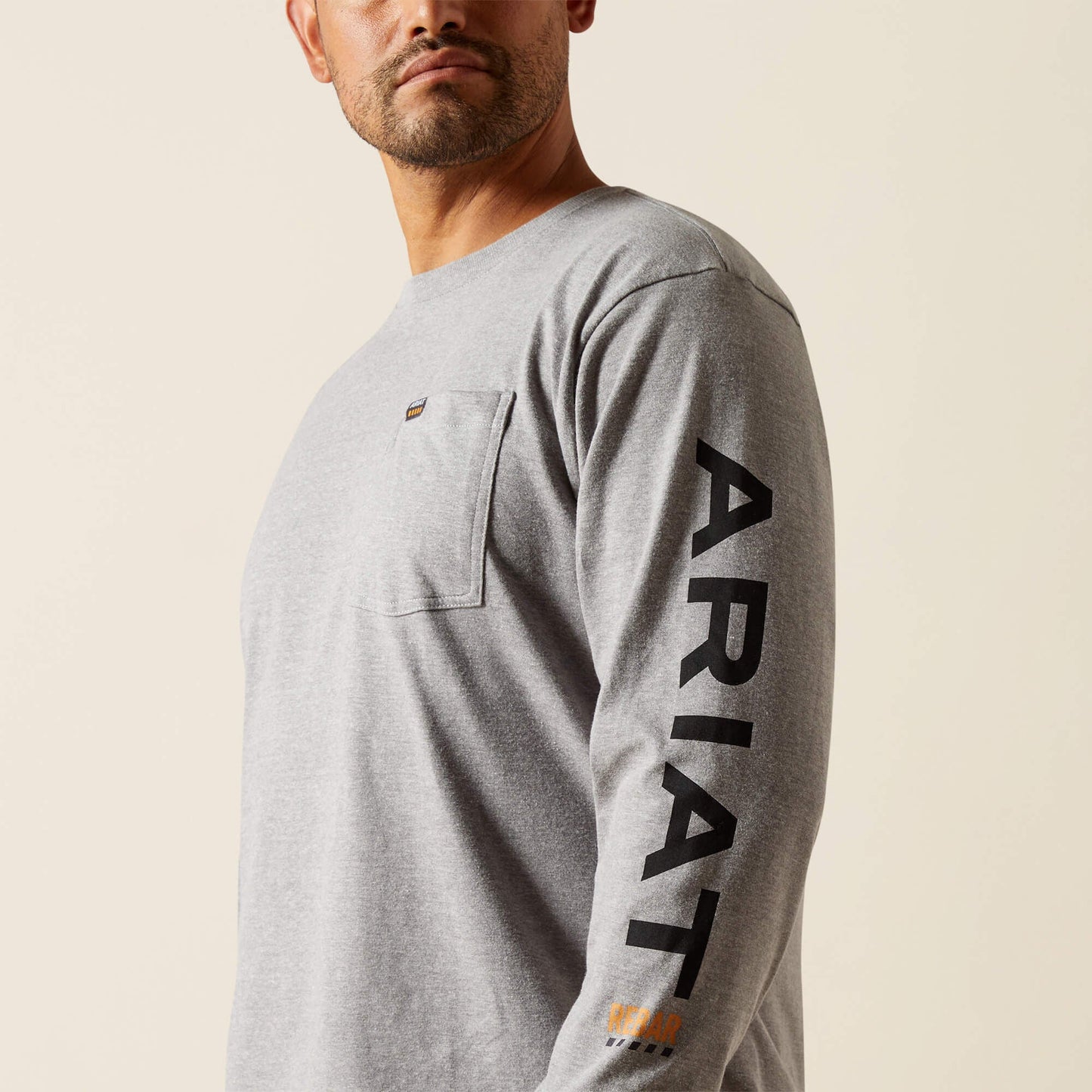 Rebar Cotton Strong Standard Logo Pocket T-Shirt Men | Ariat for sale