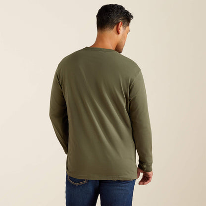Rebar Cotton Strong Standard Logo Pocket T-Shirt Men | Ariat online shop