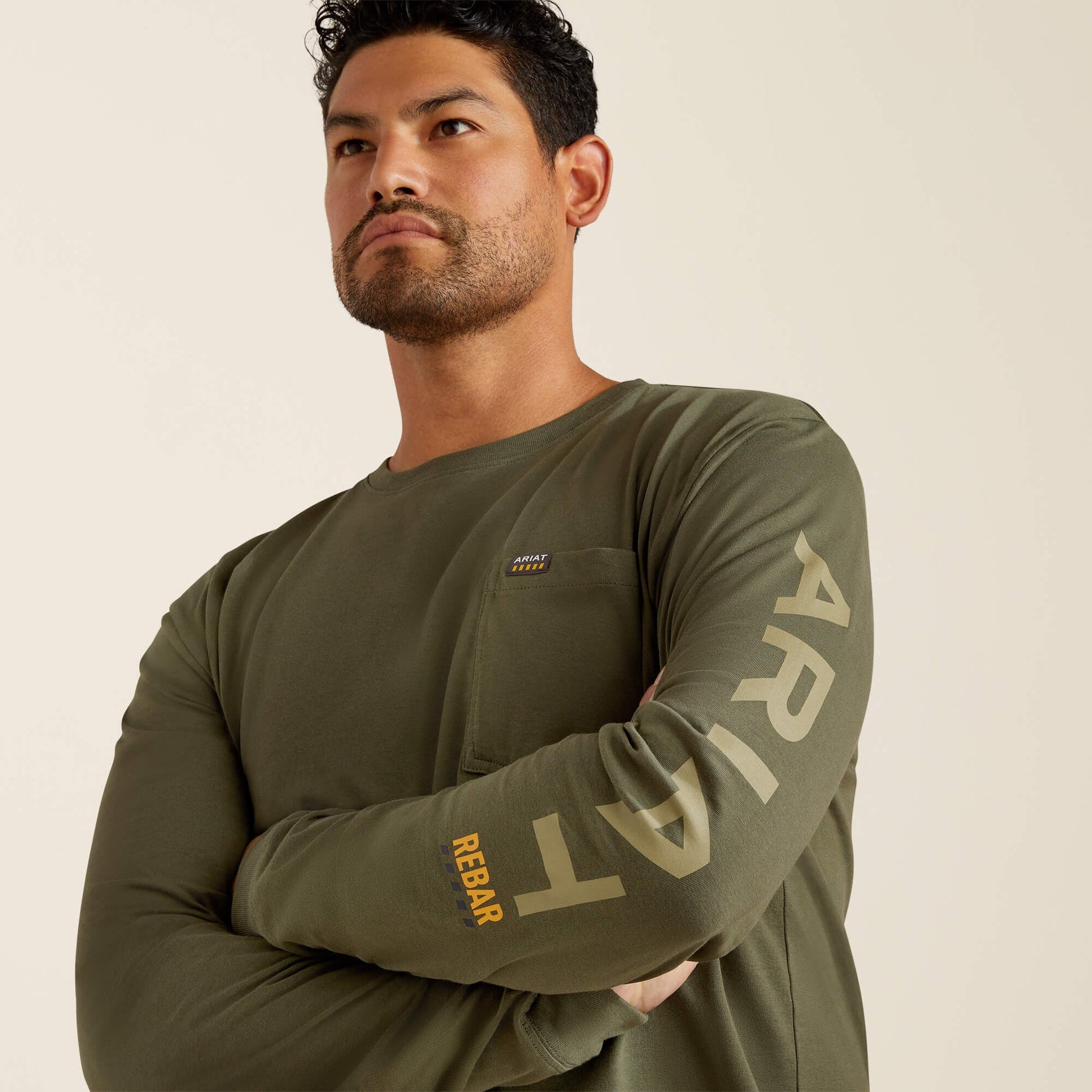 Rebar Cotton Strong Standard Logo Pocket T-Shirt Men | Ariat online shop