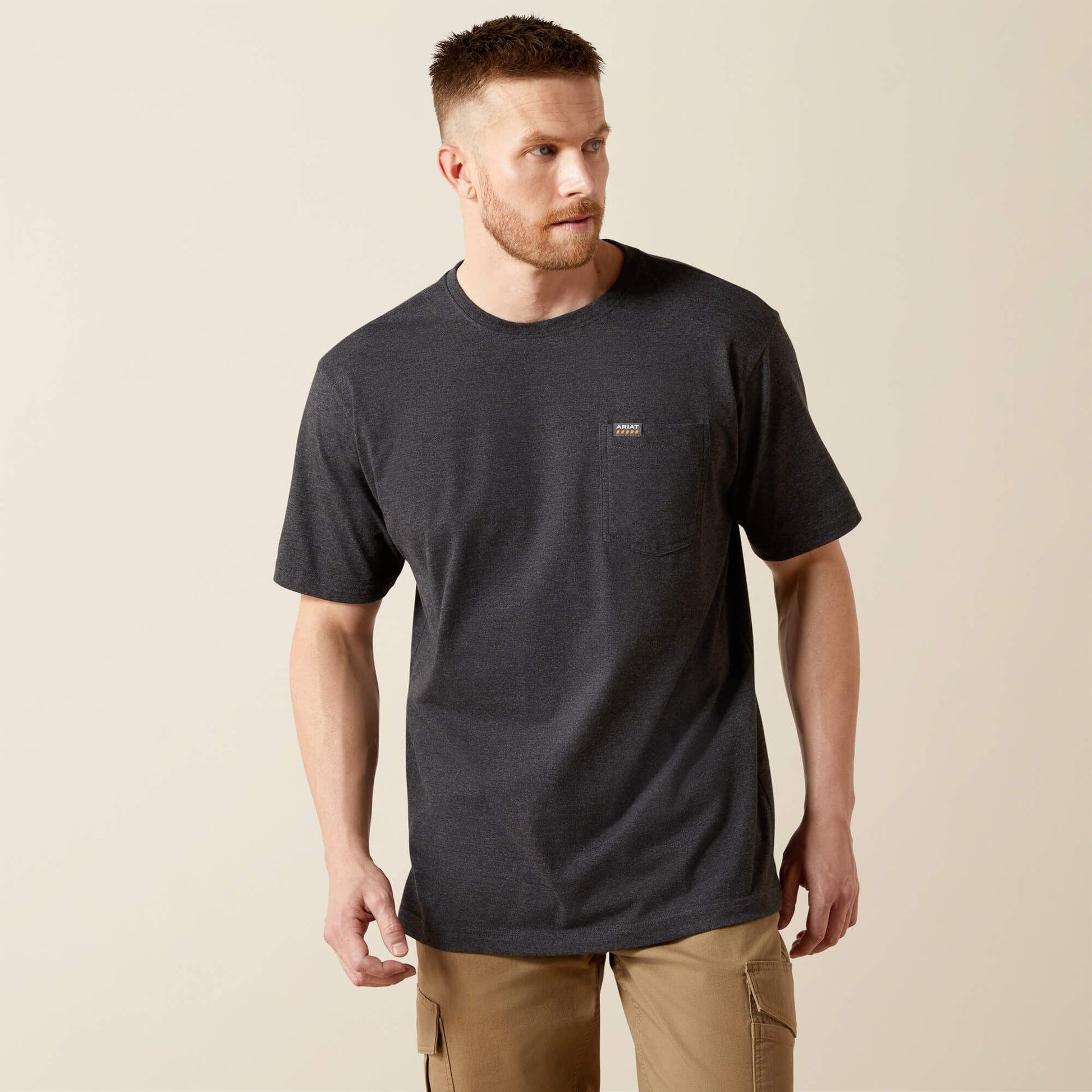 Rebar Cotton Strong Standard Pocket T-Shirt Men | Ariat outlet