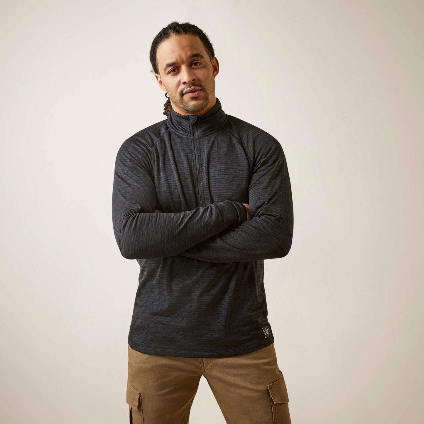 Rebar Gridwork Baselayer 1/4 Zip T-Shirt Men | Ariat online