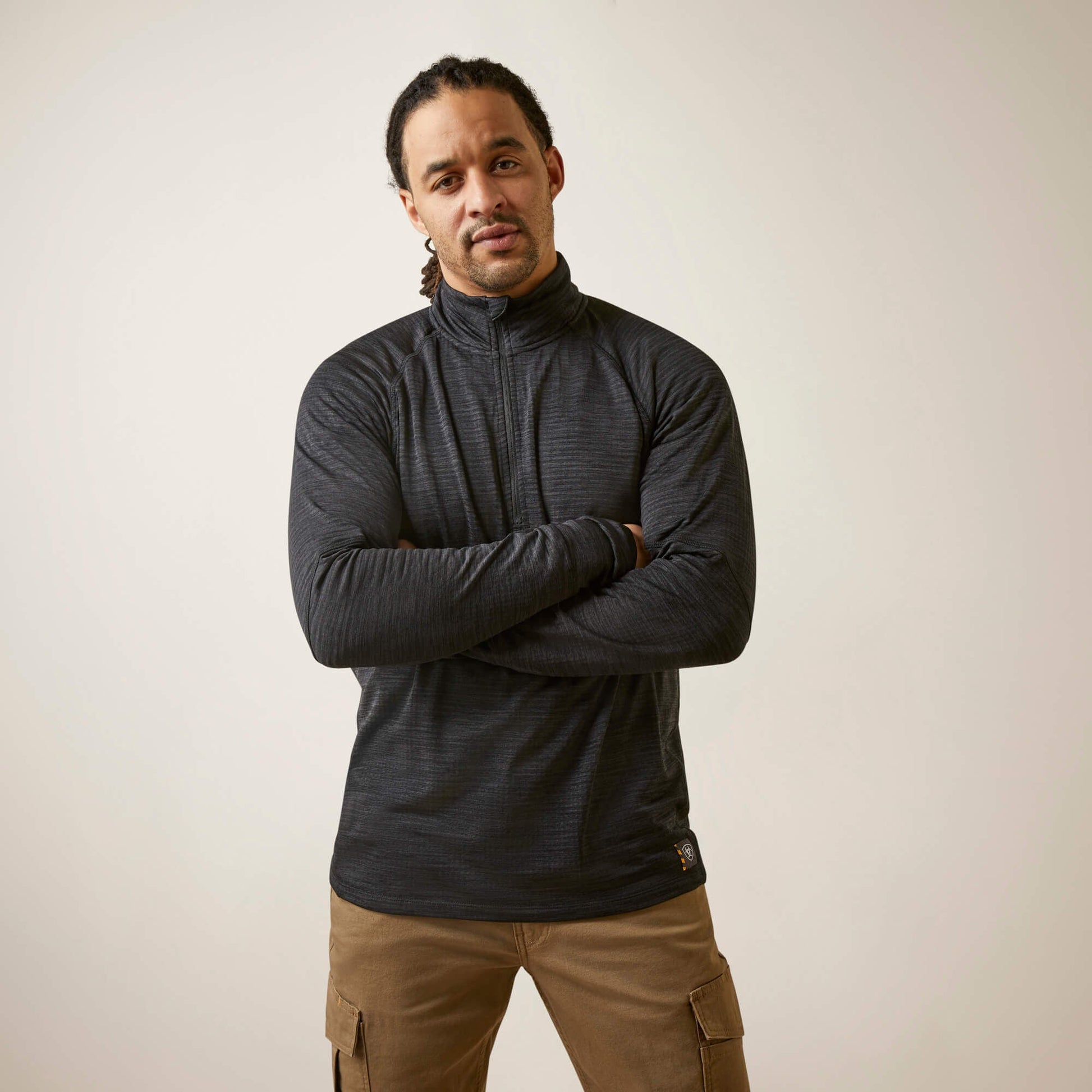 Rebar Gridwork Baselayer 1/4 Zip T-Shirt Men | Ariat online