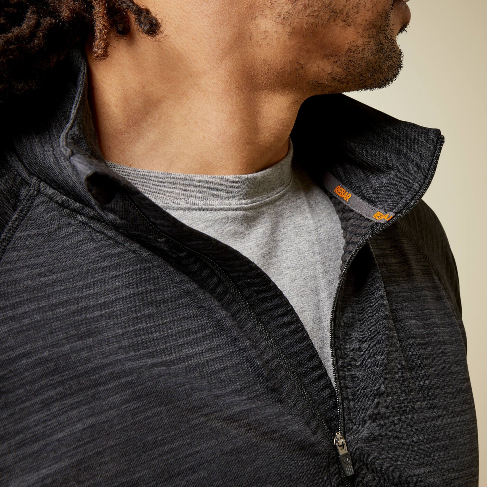 Rebar Gridwork Baselayer 1/4 Zip T-Shirt Men | Ariat online