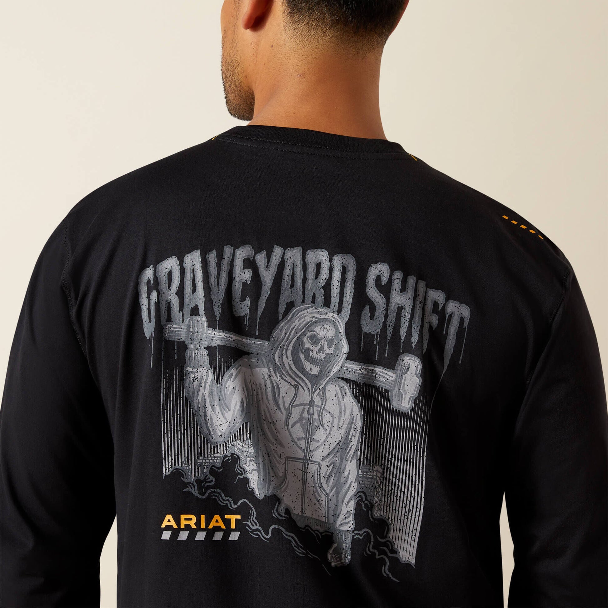 Rebar Workman Graveyard T-Shirt Men | Ariat sale