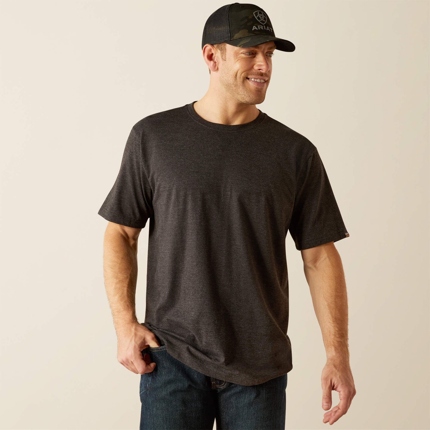 Rebar Cotton Strong Standard T-Shirt Men | Ariat for sale