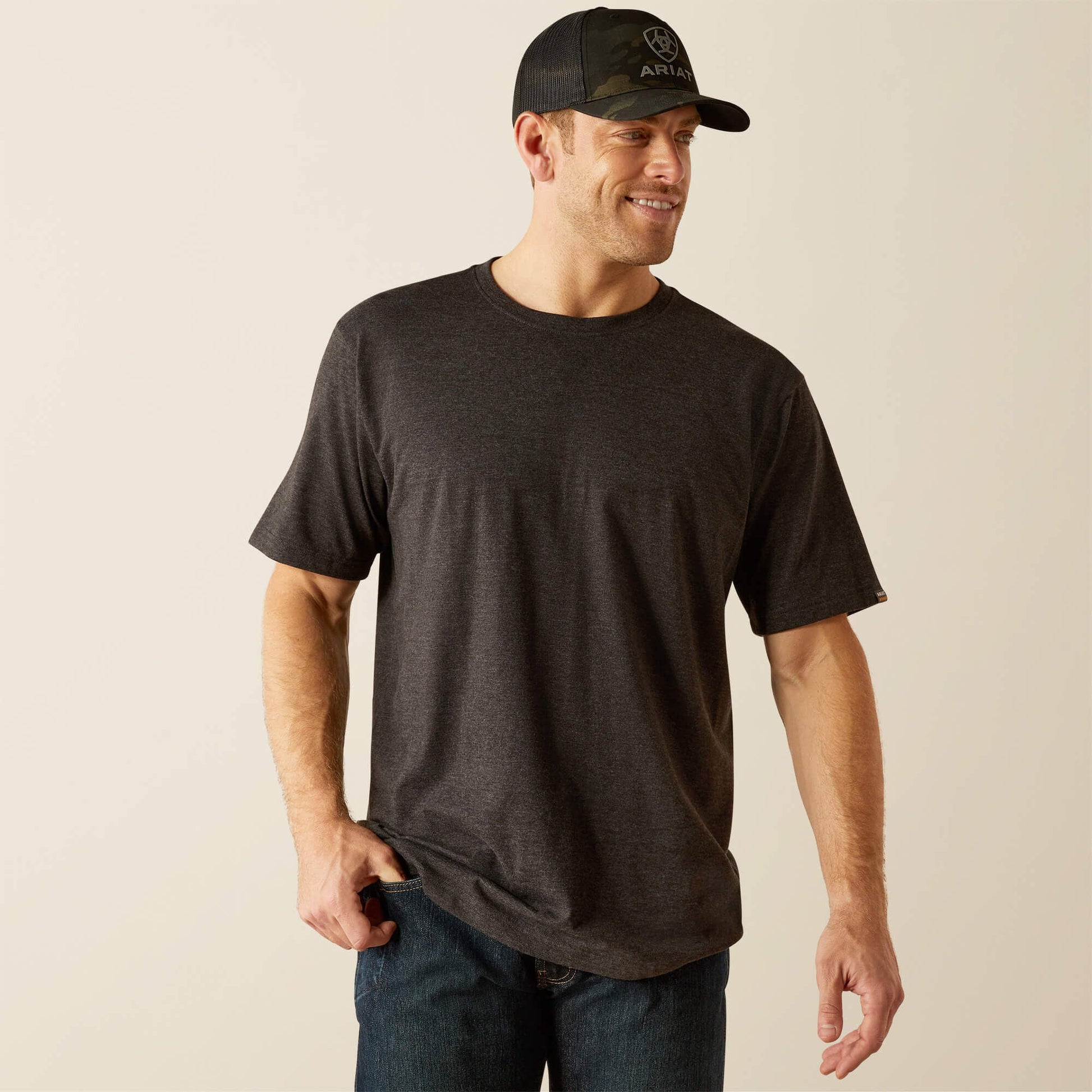 Rebar Cotton Strong Standard T-Shirt Men | Ariat for sale