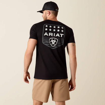 Ariat Stripe Patriotic Badge T-Shirt Men | Ariat discount