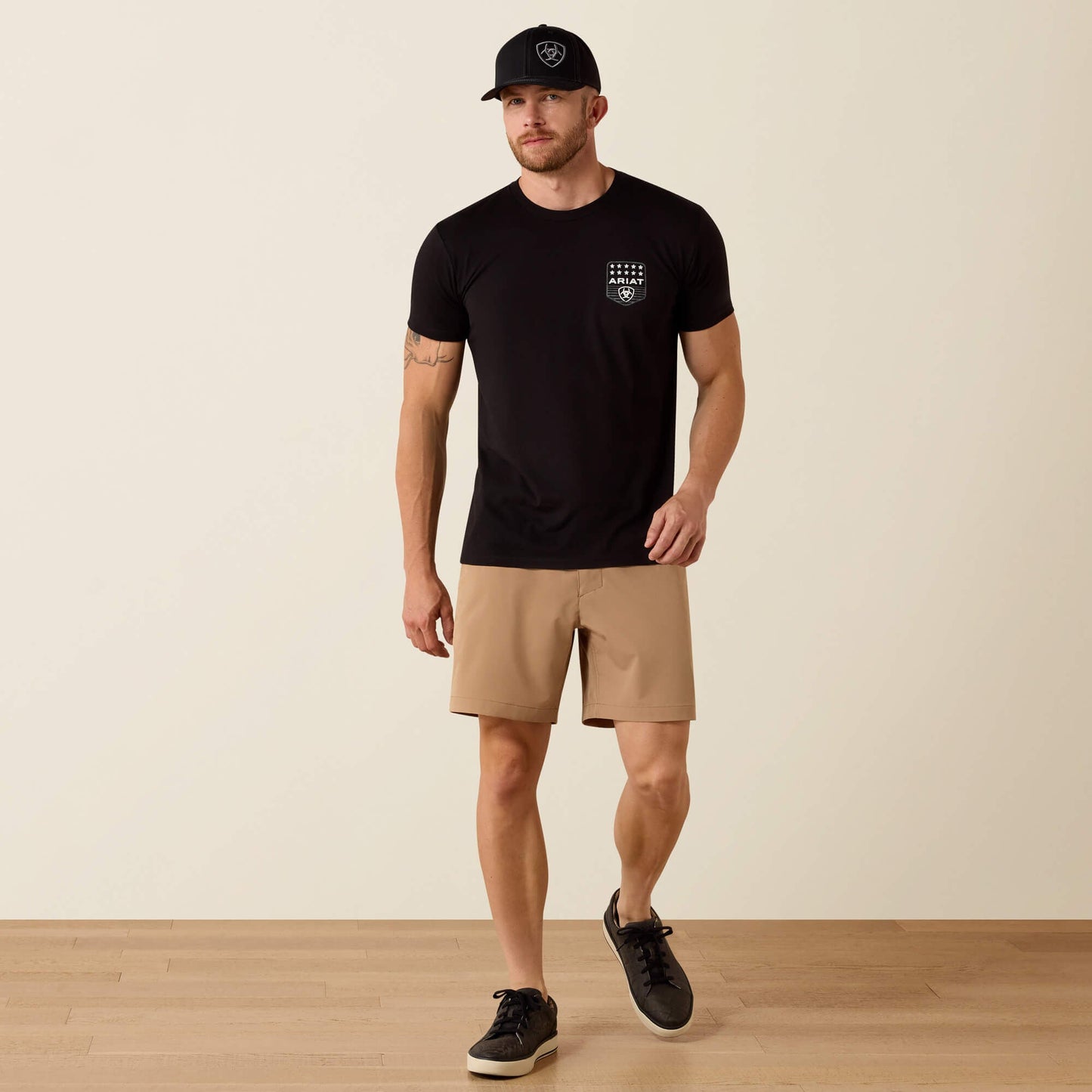 Ariat Stripe Patriotic Badge T-Shirt Men | Ariat discount