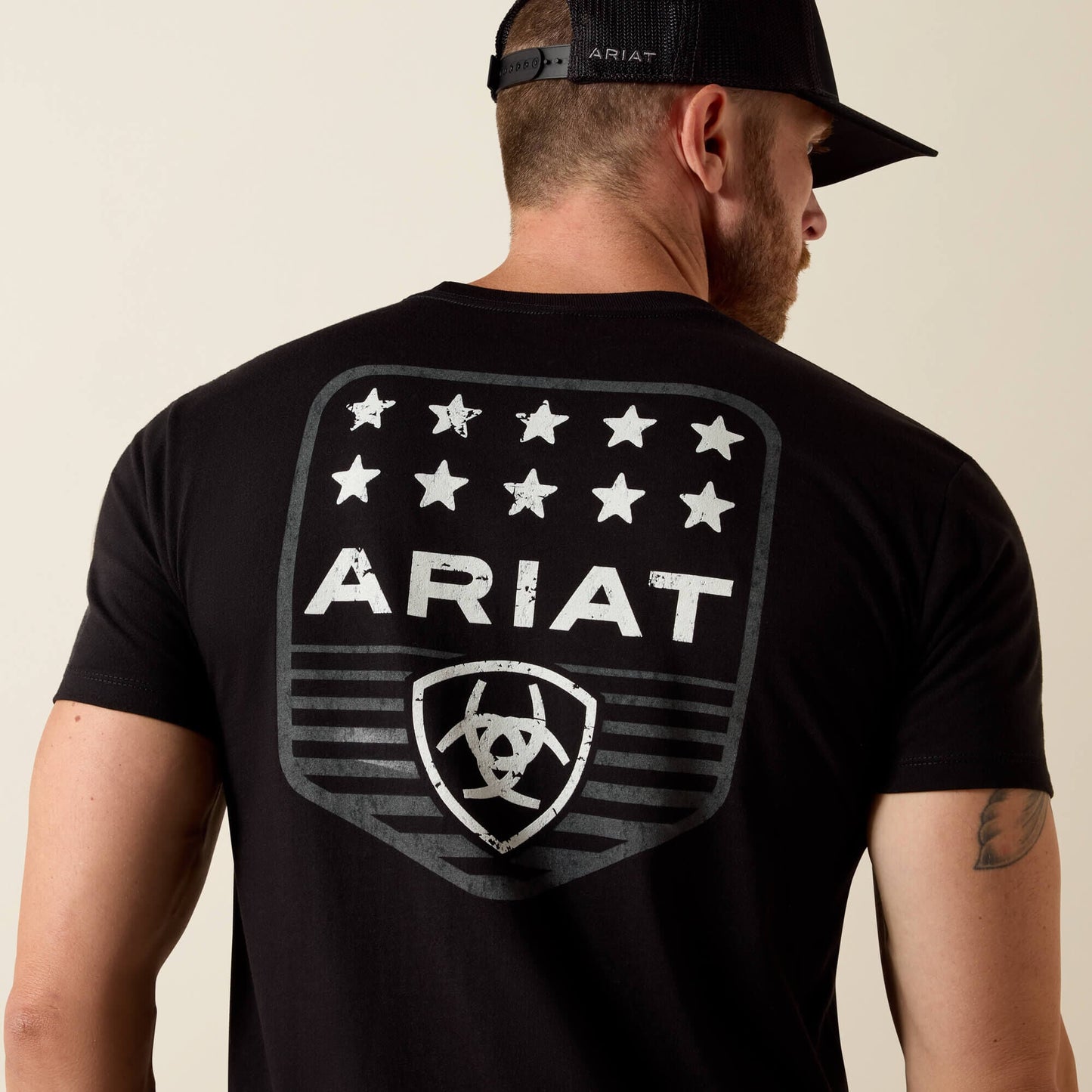 Ariat Stripe Patriotic Badge T-Shirt Men | Ariat discount