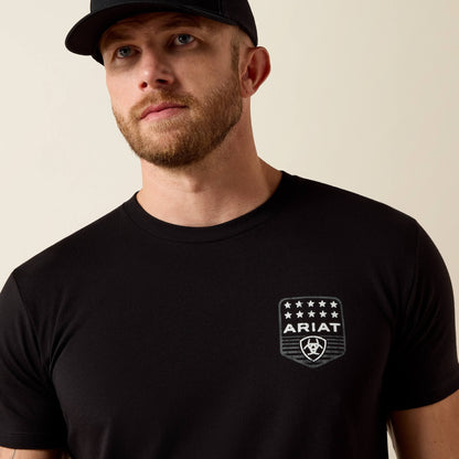 Ariat Stripe Patriotic Badge T-Shirt Men | Ariat discount