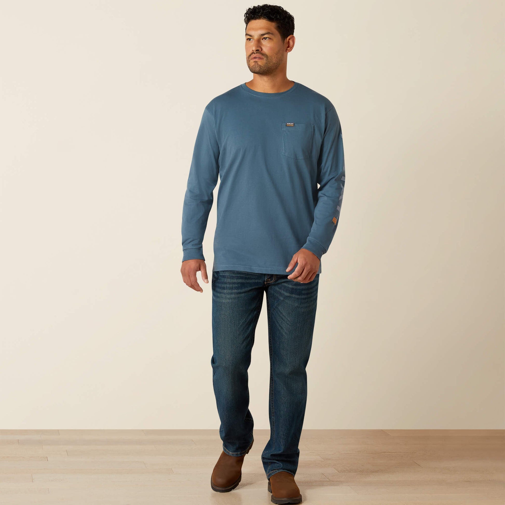 Rebar Cotton Strong Standard Logo Pocket T-Shirt Men | Ariat online