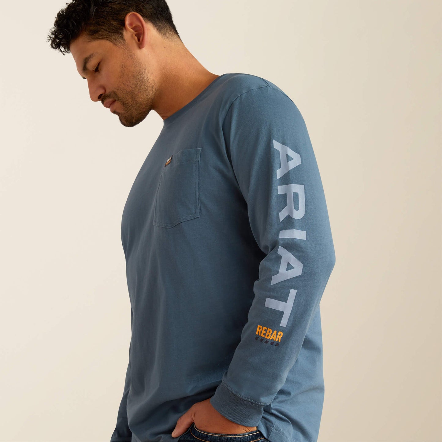 Rebar Cotton Strong Standard Logo Pocket T-Shirt Men | Ariat online