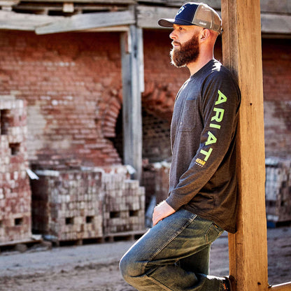 Rebar Cotton Strong Graphic T-Shirt Men | Ariat on sale