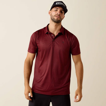 All Over Print Fitted Polo Men | Ariat for sale