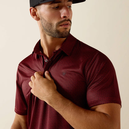 All Over Print Fitted Polo Men | Ariat for sale
