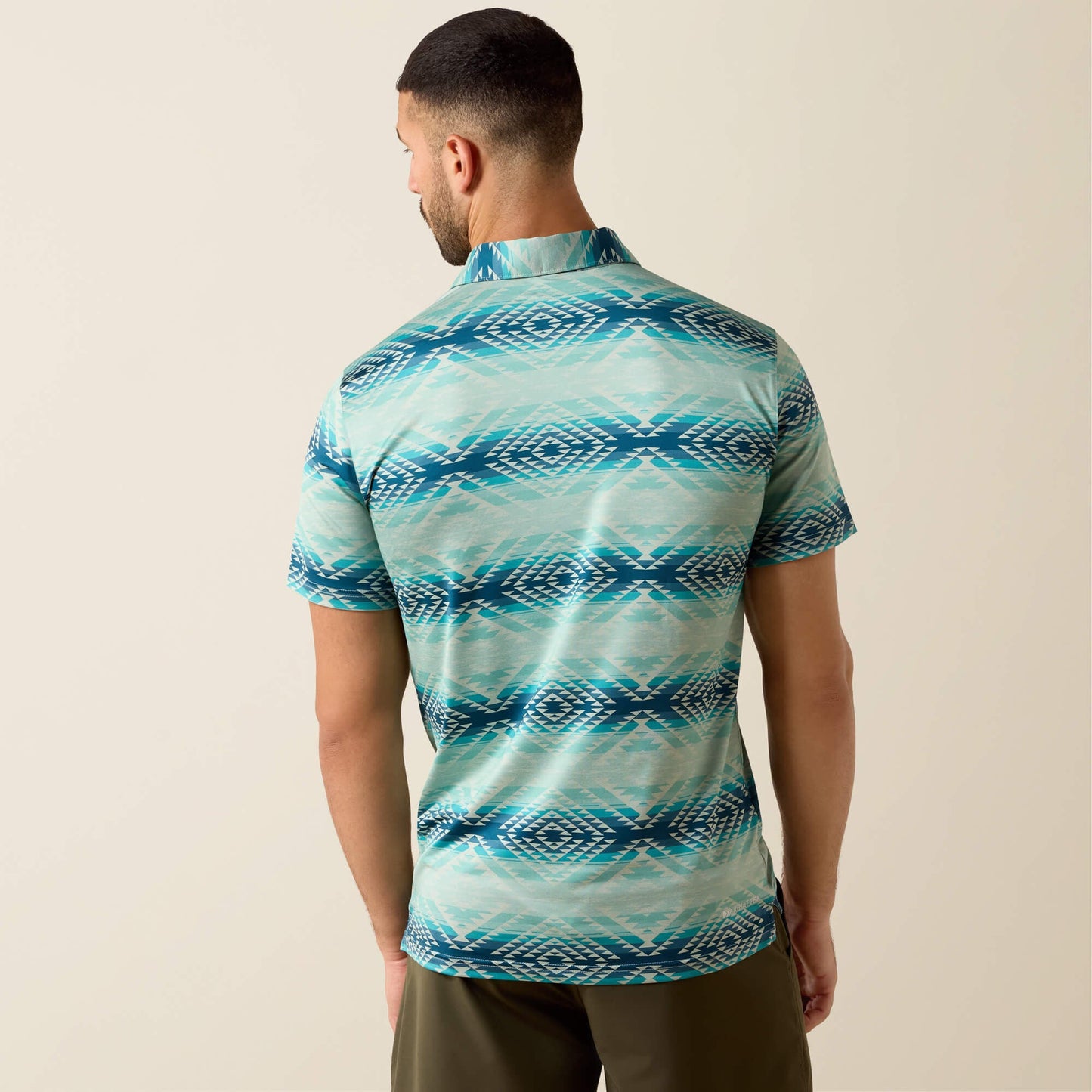 All Over Print Heathered Classic Fit Polo Men | Ariat outlet