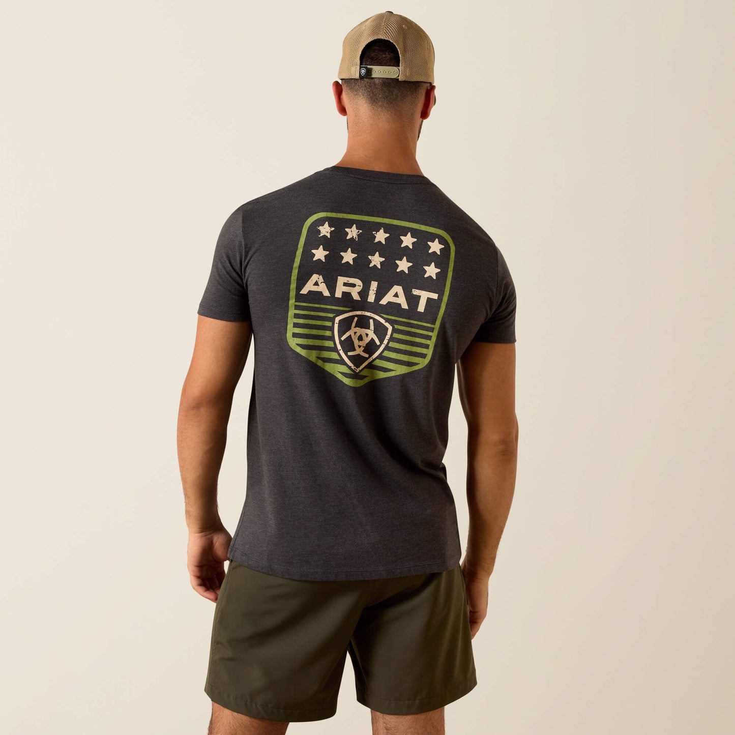 Ariat Stripe Patriotic Badge T-Shirt Men | Ariat outlet