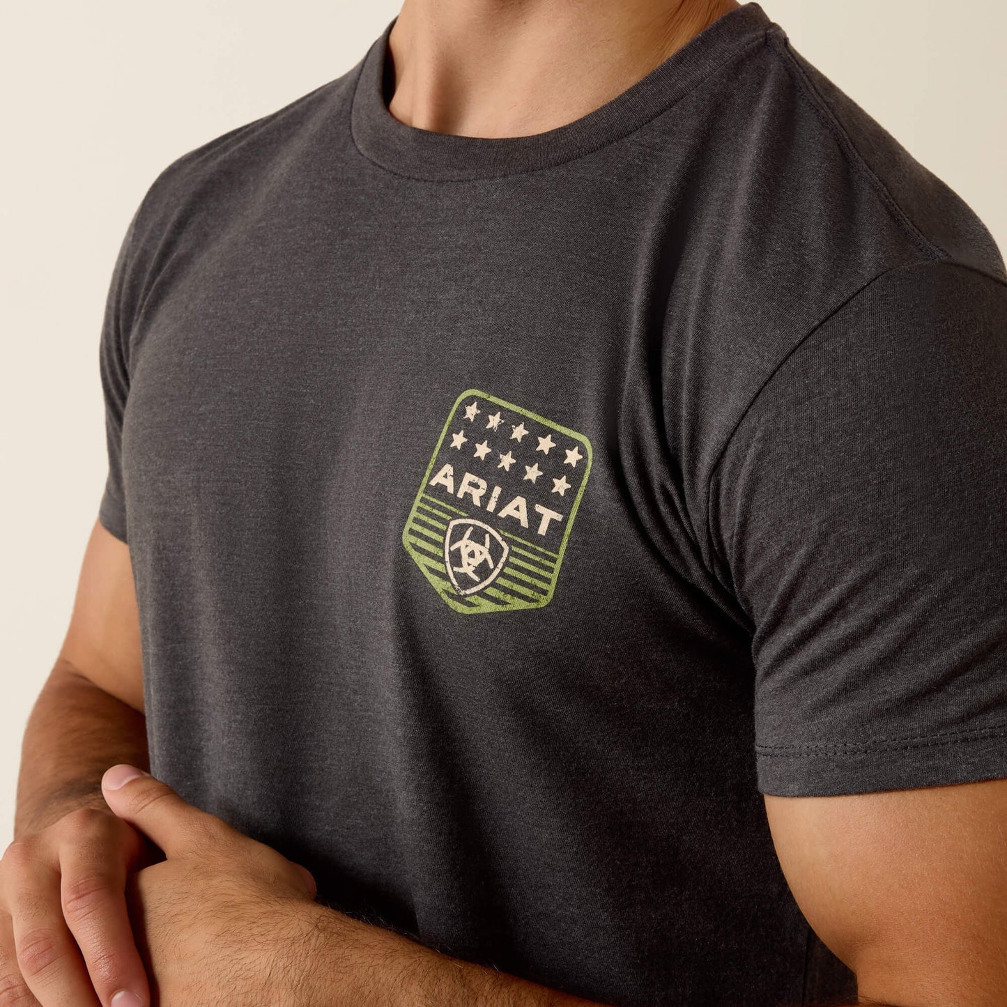Ariat Stripe Patriotic Badge T-Shirt Men | Ariat outlet