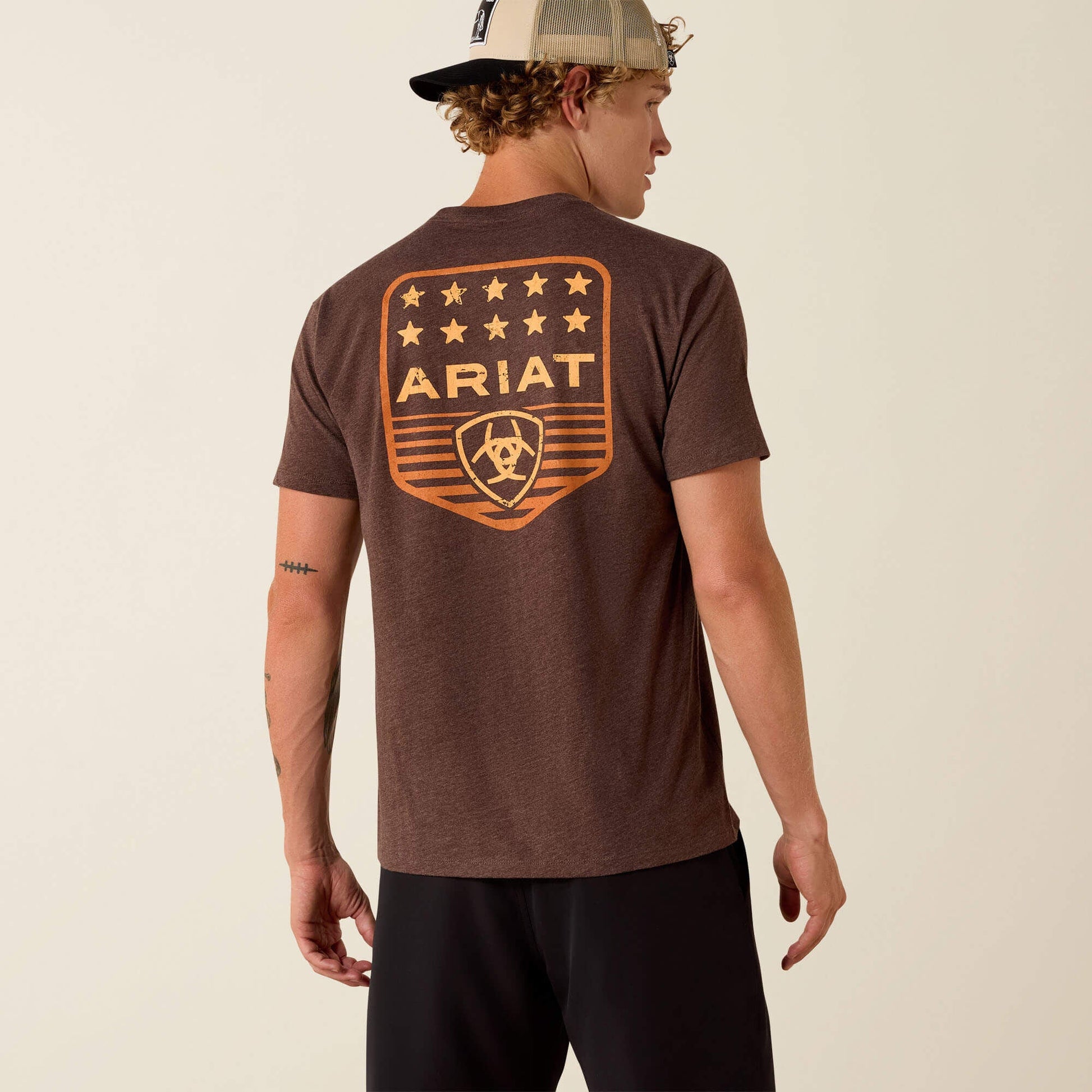 Ariat Stripe Patriotic Badge T-Shirt Men | Ariat online shop