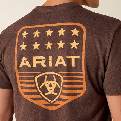 Ariat Stripe Patriotic Badge T-Shirt Men | Ariat online shop