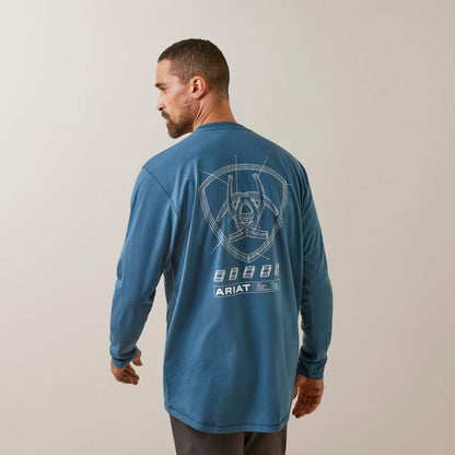 Rebar Workman Blueprint Men | Ariat sale